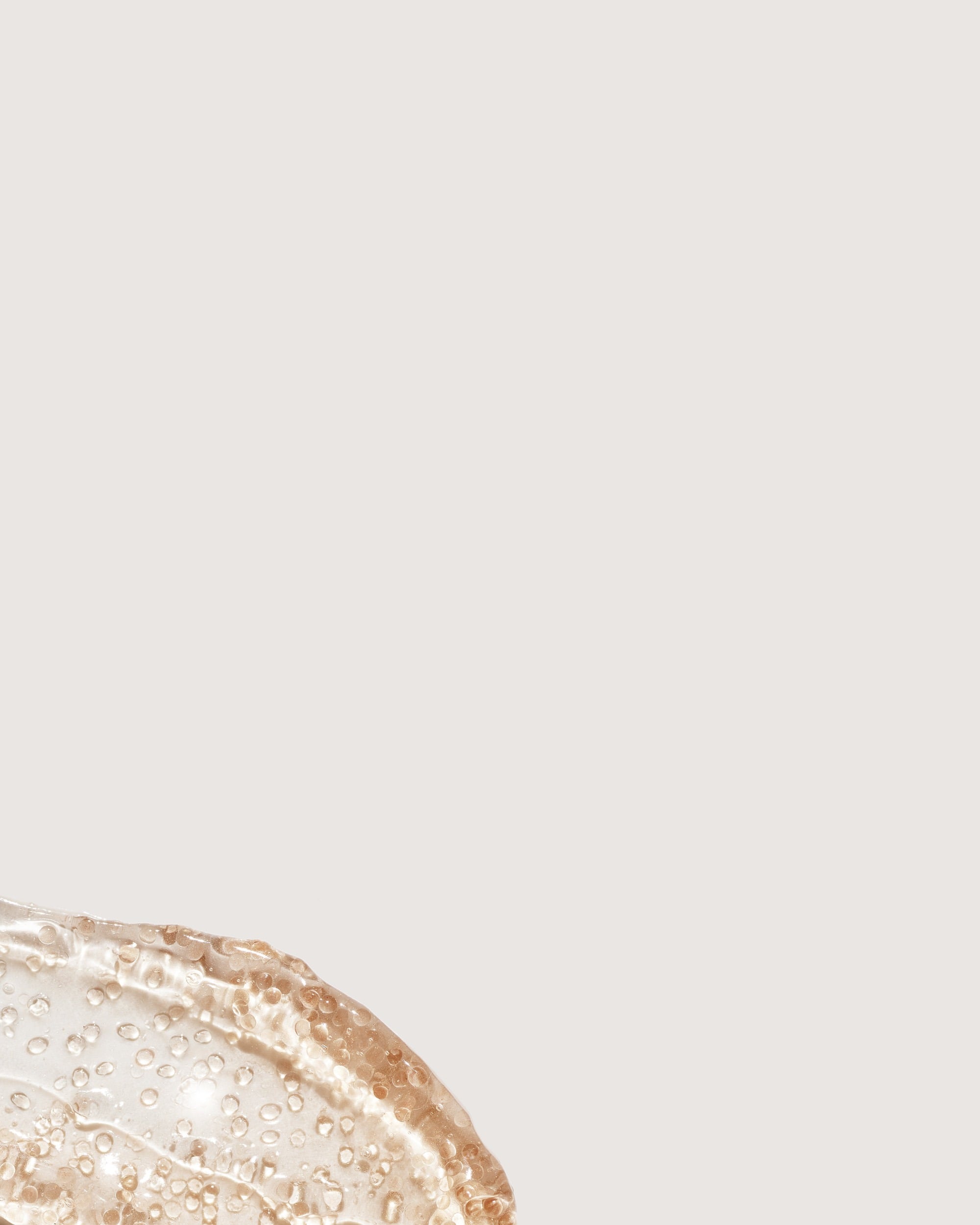 Swatch of the microencapsulated moisturizer.